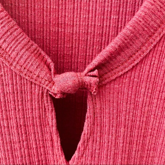 Altar'd State 3/4 Sleeve Blouse Pink Sz Medium - Picture 4 of 11